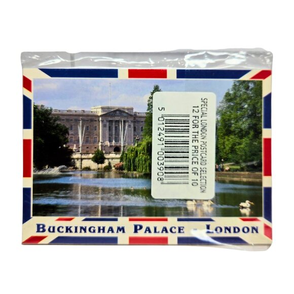 London England Postcard Set Vintage souvenir Set Of 12 Sealed - Picture 1 of 3